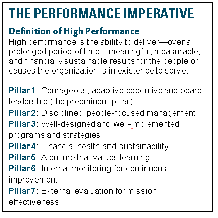 A Framework for Great Nonprofit Leadership